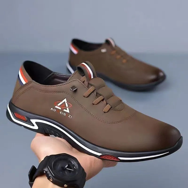 CASUAL ELEGANCE BROWN SHOES-TZN