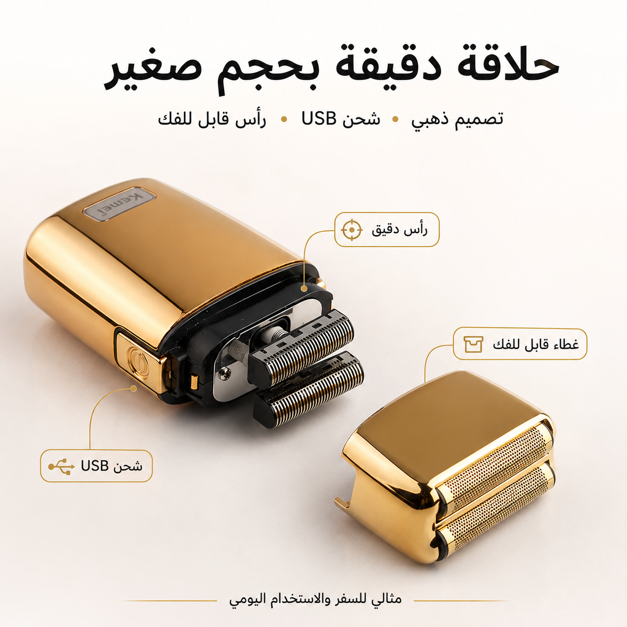 GOLDTRIM™ MINI ELECTRIC SHAVER