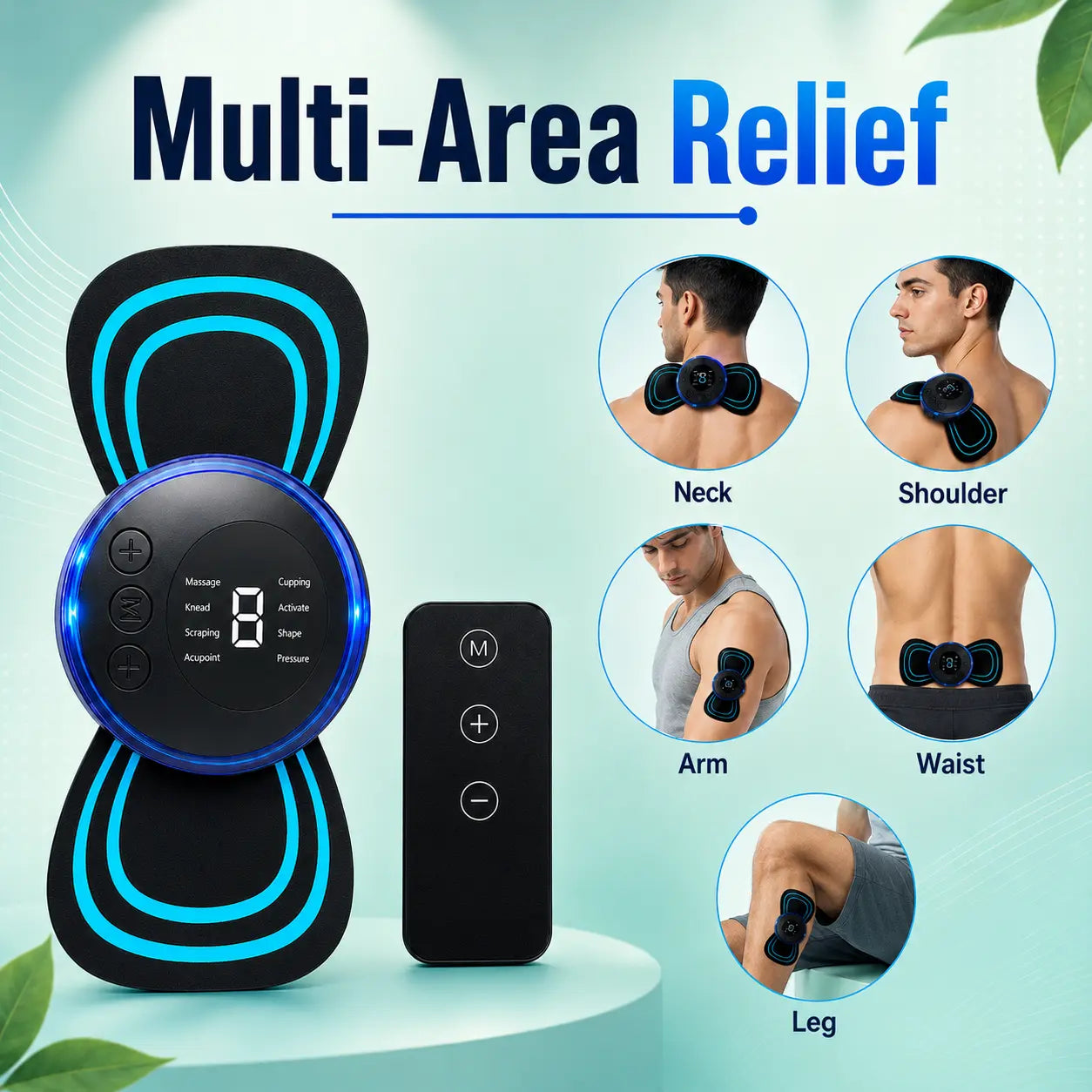 EMSRELIEF™ PORTABLE NECK &amp; BODY MASSAGER