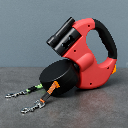 DUOTRAIL™ DUAL RETRACTABLE PET LEASH