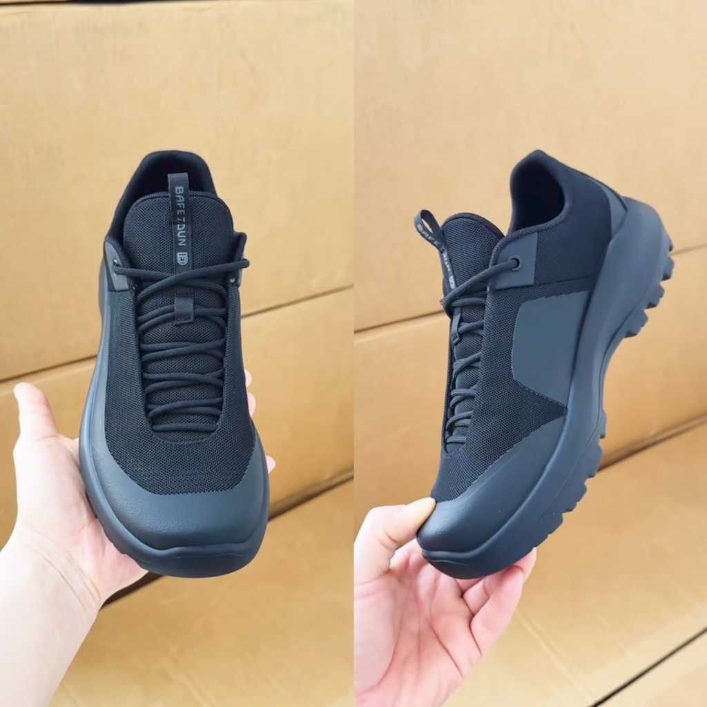 BLACK FULL-TONE SNEAKERS-LBN