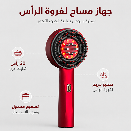 REDGLOW™ INFRARED SCALP MASSAGE BRUSH